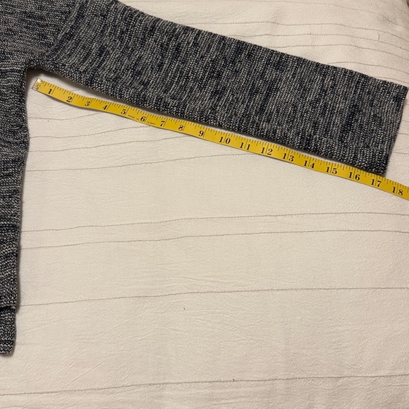 Madewell Black and Gray Mock Turtleneck Sweater - Picture 6 of 6